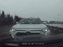 Dash cam video captured by a driver in Northern Ontario shows a white SUV ramming a vehicle on the shoulder of a highway on Dec. 30, 2024.