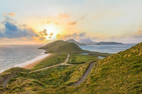 From rugged terrain, to the Atlantic Ocean and Caribbean Sea, to spectacular sunsets, the views in St. Kitts are stunning. St. Kitts Tourism photo