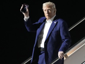 El presidente Donald Trump ha llegado a Air Force One