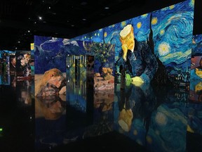 At ARTE Museum, visitors wander through a 30,000-square-foot digital art space of moving murals.