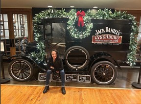 Brampton Councillor Rowena Santos is pictured during a recent trip to Lynchburg, Tenn., where Jack Daniel's is produced. (Supplied photo)