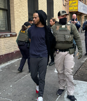 PACK YOUR BAGS: One of the illegal immigrant criminals arrested in New York City. ICE