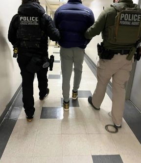 GONE: One of the illegal immigrant criminals arrested in New York City. ICE