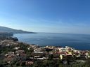 The Mediterranean next to Salerno, Italy, during drive between Pompeii and Sorrento.