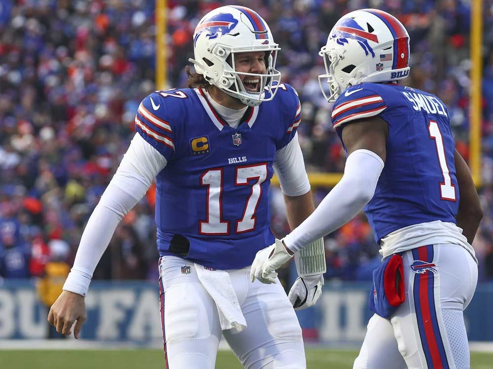 Josh Allen leads balanced offence as Bills dominate Broncos for 31-7 wild-card win