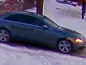 A vehicle sought by police.