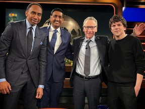 Stephen A Smith, Row Khanna, Bill Meher y JC Eisenberg.
