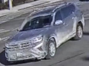 A vehicle sought in an investigation.