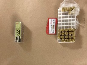 Ammunition seized by Toronto Police.