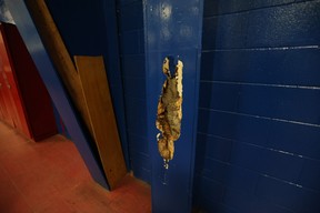 One example of the disrepair at Moss Park Arena