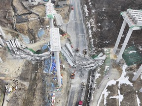 South Korea Highway Collapses