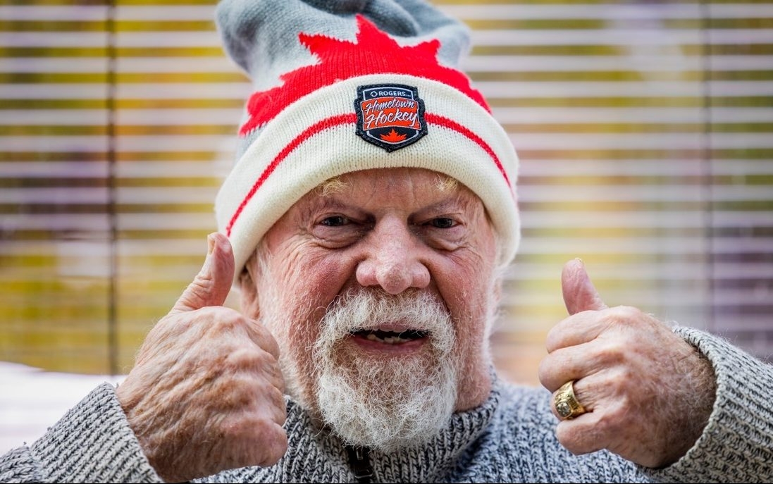  Don Cherry at his home in Mississauga on Friday, Feb. 21, 2025.