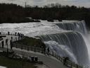 Niagara Falls are seen from Niagara Falls, N.Y., Oct. 29, 2019.