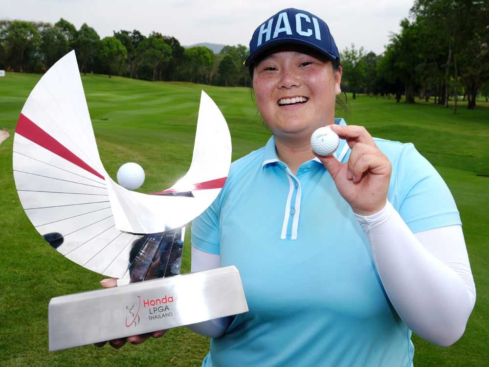Honda LPGA THAILAND サイン入りキャップ おどし