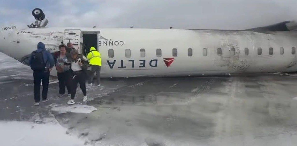 Premier pledges to help after plane flips at Pearson airport Toronto Sun