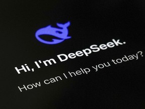 Arquivo: A aplicação do aplicativo Deepseek Smartphone é vista na tela de um smartphone em Pequim, em 28 de janeiro de 2025.