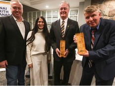 Toronto Sun columnists Brian Lilley, Warren Kinsella and Joe Warmington were honoured Monday night at the B’nai Brith Canada media awards.