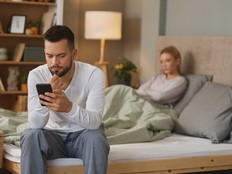 A husband's "doomscrolling" is affecting his partner.