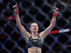 Jasmine Jasudavikius reaccionó el sábado 20 de enero de 2024, Kachoira respondió después de derrotar a Priscilla durante UFC 297.