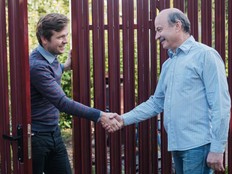 A man feels uncomfortable around his neighbours.
