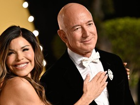 Lauren Sanchez and Jeff Bezos