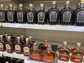Canadian products are displayed at an LCBO store. JOE WARMINGTON/TORONTO SUN