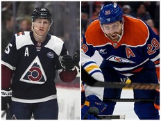 Nathan Mackinnon and Leon Draisaitl