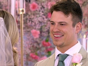 Ben Mezzenga before being dumped at the altar by Sara Carlton on Season 8 finale of Love is Blind.
