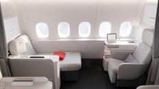 Air France's redesigned first-class cabin dubbed La Première offers a travel experience that it says is akin to a private jet.