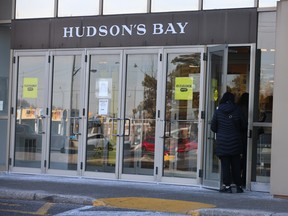 The Hudson Bay store at Eglinton Square in Scarborough on March 11, 2025. Jack Boland/Toronto Sun/Postmedia Network