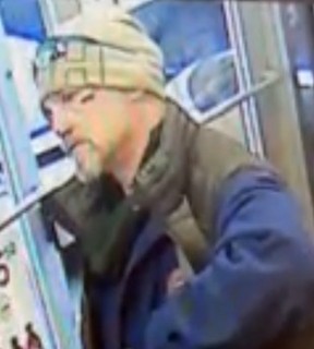 Suspect sought in a vehicle theft and arson investigation. TORONTO POLICE HANDOUT