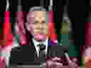 Prime Minister Mark Carney spoke at a press conference following the first ministerial meeting in Ottawa on March 21, 2025.