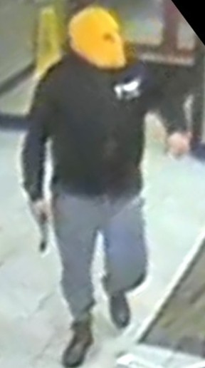 Investigators need help identifying this man who is suspected of committing three retails robberies in downtown Toronto between Dec. 5 and Dec. 11, 2024.