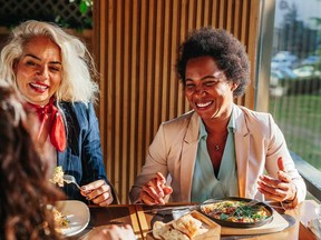 Women don't like spending time with their friends' spouses.