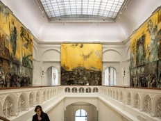 Paintings by German artist Anselm Kiefer