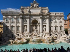 A view of Rome's Trevi Fountain, Wednesday, March 19, 2025.
