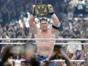 John Cena immortalized with record 17th WWE title at WrestleMania 41 John Cena immortalized with record 17th WWE title at WrestleMania 41