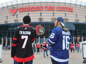 The Ottawa Senators have seen plenty of visitor support for the Toronto Maple Leafs in the past.