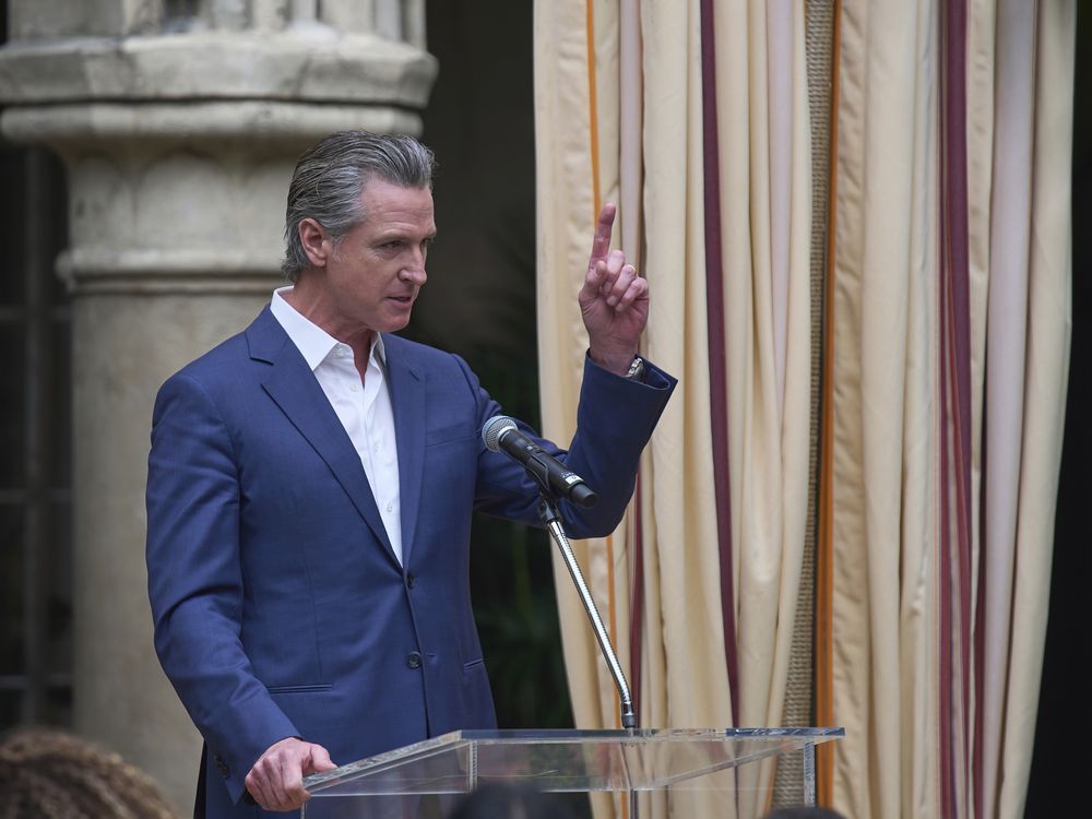 California Gov. Gavin Newsom announces 