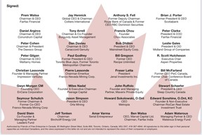 The Friends of Free Enterprise in Canada took out a newspaper ad endorsing Pierre Poilievre and the Conservative Party in the upcoming federal election.