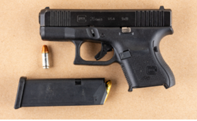 Seized gun