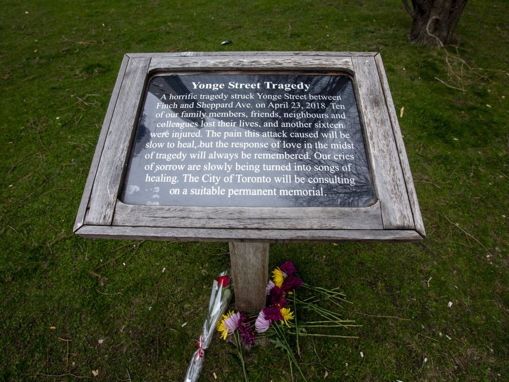 'Momentum,' but not visible progress, on Toronto van attack memorial