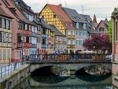 Colmar's Germanic half-timbered houses combine with traditional French shutters to make this town a picturesque place to linger. (photo: Cameron Hewitt for Rick Steves)