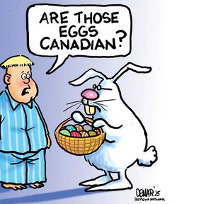 Sue Dewar cartoon, April 15, 2025