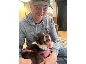 Jon-David Fullmer with Yogie.