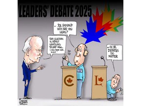 Tim Dolighan cartoon, April 17, 2025