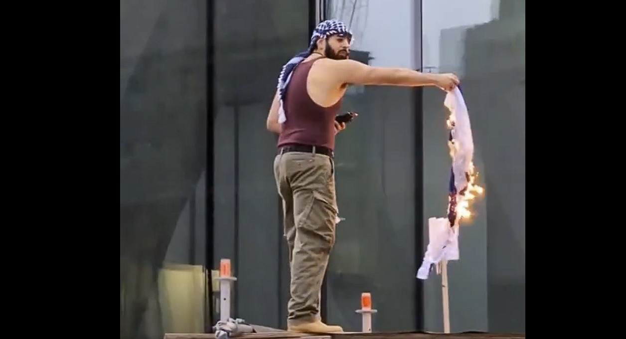 ANTI-SEMITISM EXPLODES: Campus Attacker Now Faces FLAG BURNING Charges!