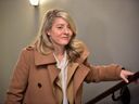 Foreign Affairs Minister Melanie Joly attends a cabinet meeting in the West Block of Parliament Hill on Friday, April 11, 2025.