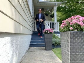Mark Gerretsen canvasses voters in a previous election.