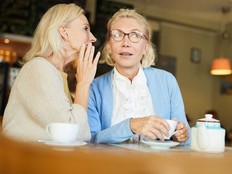 A woman wants to confront a friend who has been gossiping about her.